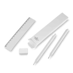 KIT ESCRITÓRIO ANTI-BACTERIANO SPX-14677 NA COR BRANCO