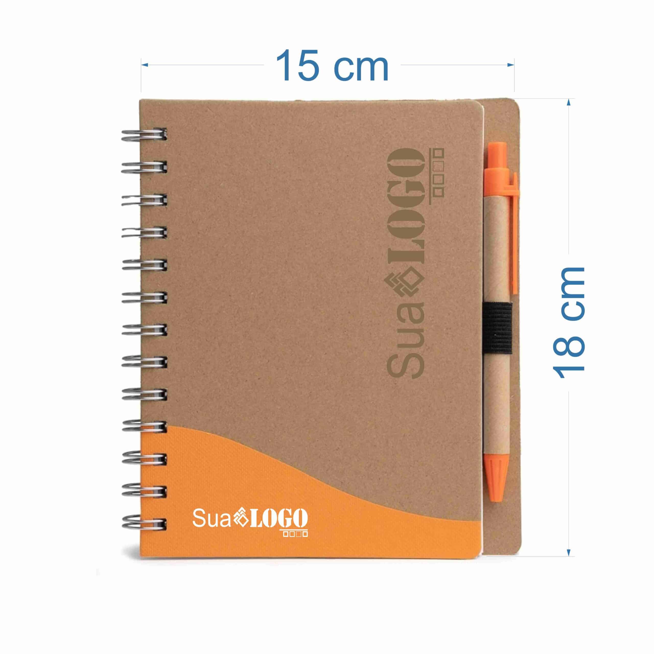 BLOCO DE ANOTAÇÕES COM CANETA SPX-06098-LAR NA COR BEGE - Imagem 2