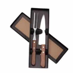 Alternative view of KIT CHURRASCO C/ 2 PÇS CX KRAFT SPX-14564N-MAD NA COR MADEIRA