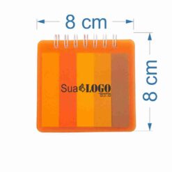 Alternative view of BLOCO DE ANOTAÇÃO C/ AUTO-ADESIVO SPX-18557-LAR NA COR LARANJA
