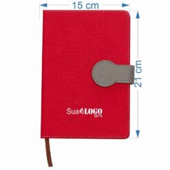 Alternative view of CADERNETA SINTÉTICA SPX-03003-VM NA COR VERMELHO