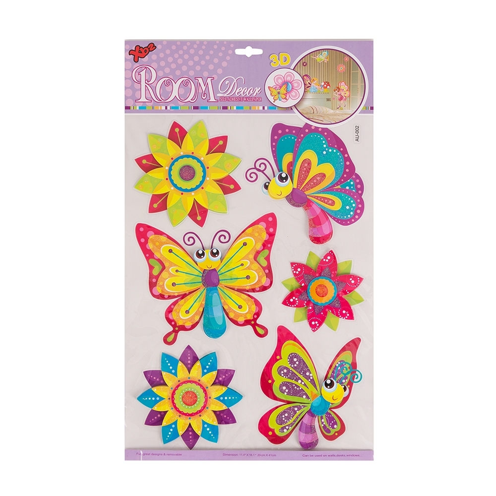 ADESIVO DECORATIVO BORBOLETAS SPX-P$ADS17688-ROS NA COR ROSA