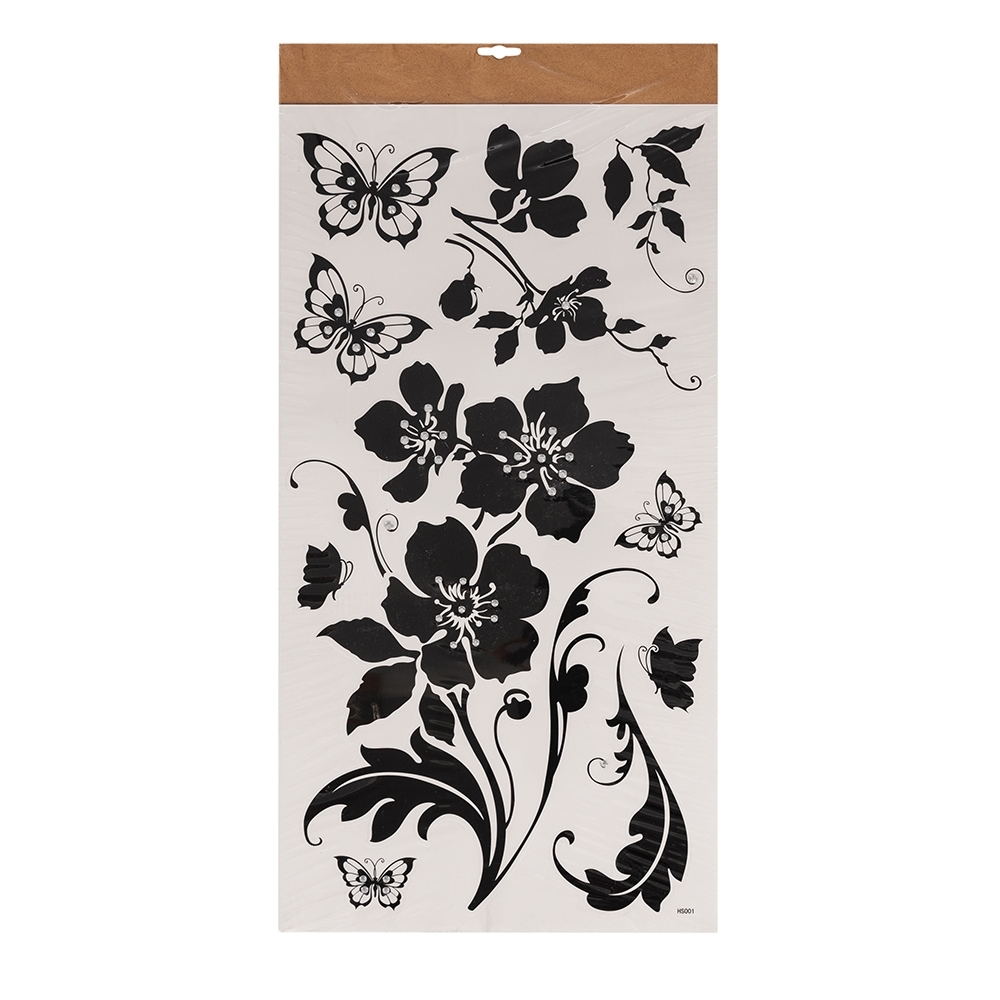 ADESIVOS DECORATIVOS 3D SPX-P$ADS18104-PRE NA COR PRETO