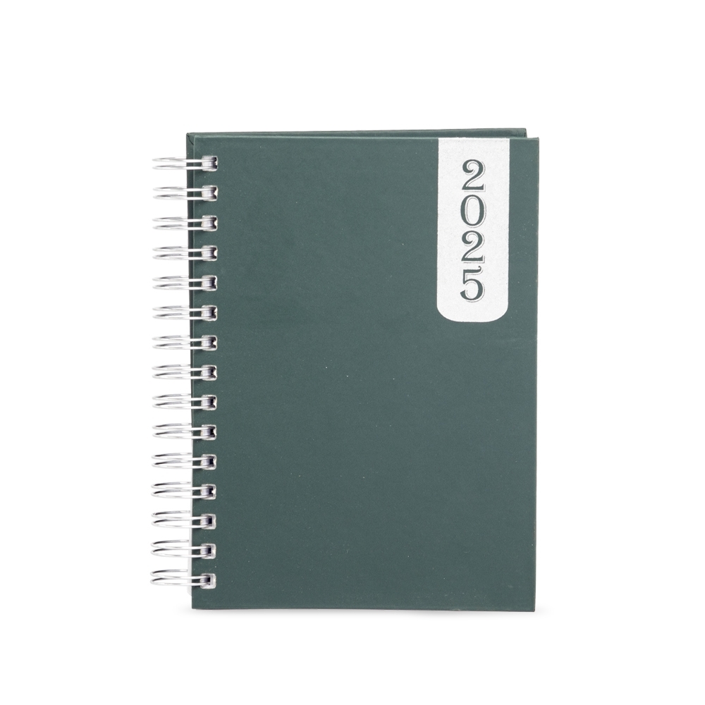 AGENDA DIÁRIA 2026 WIRE-O SPX-14462-VD NA COR VERDE