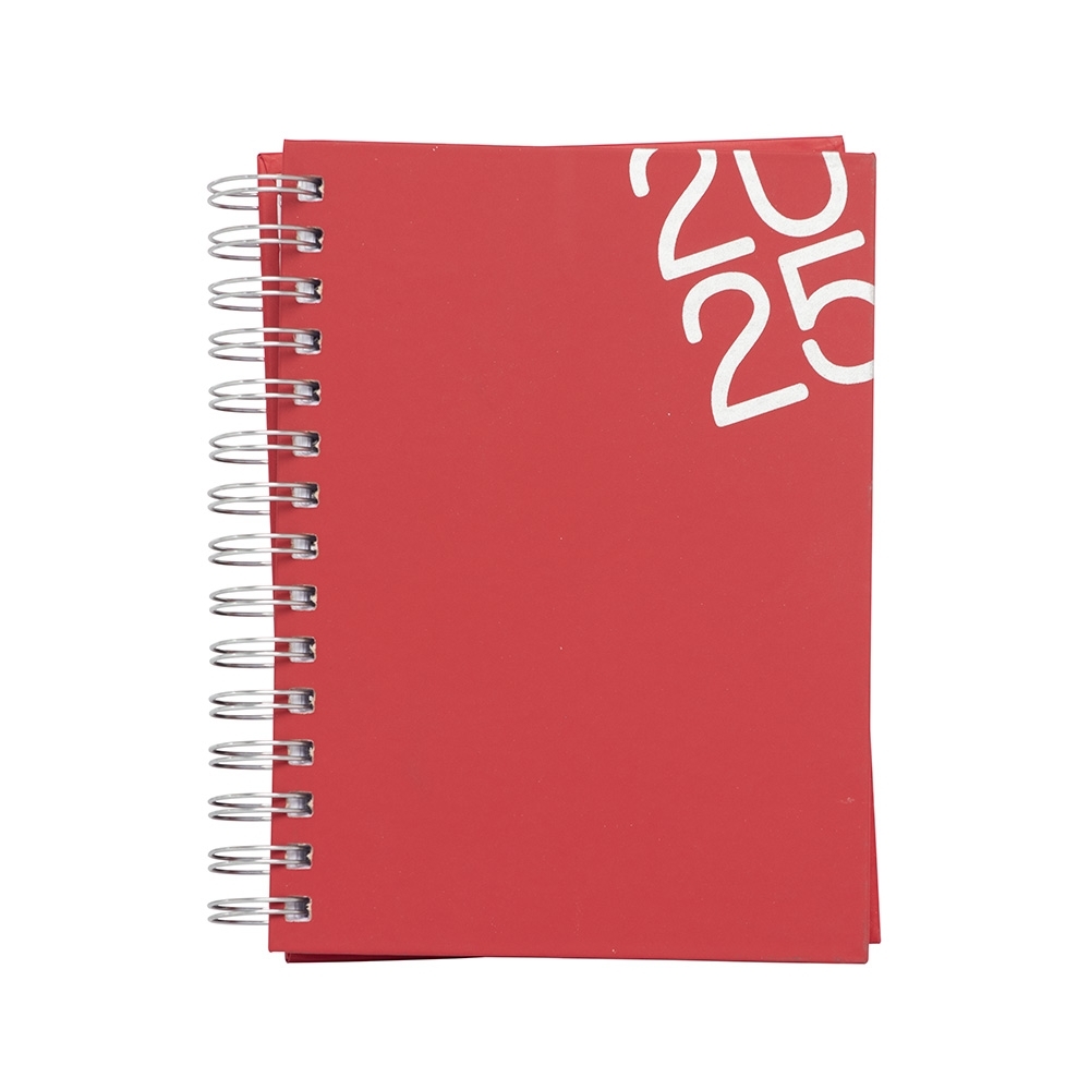 AGENDA DIÁRIA WIRE SPX-14626-VM NA COR VERMELHO