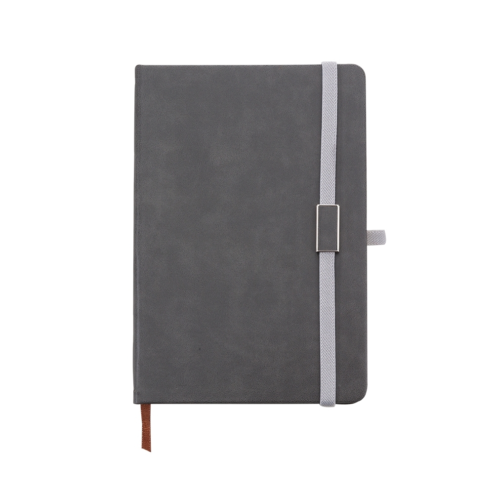 BLOCO DE ANOTAÇÕES EMBORRACHADO SPX-03002-CIN NA COR PRATA