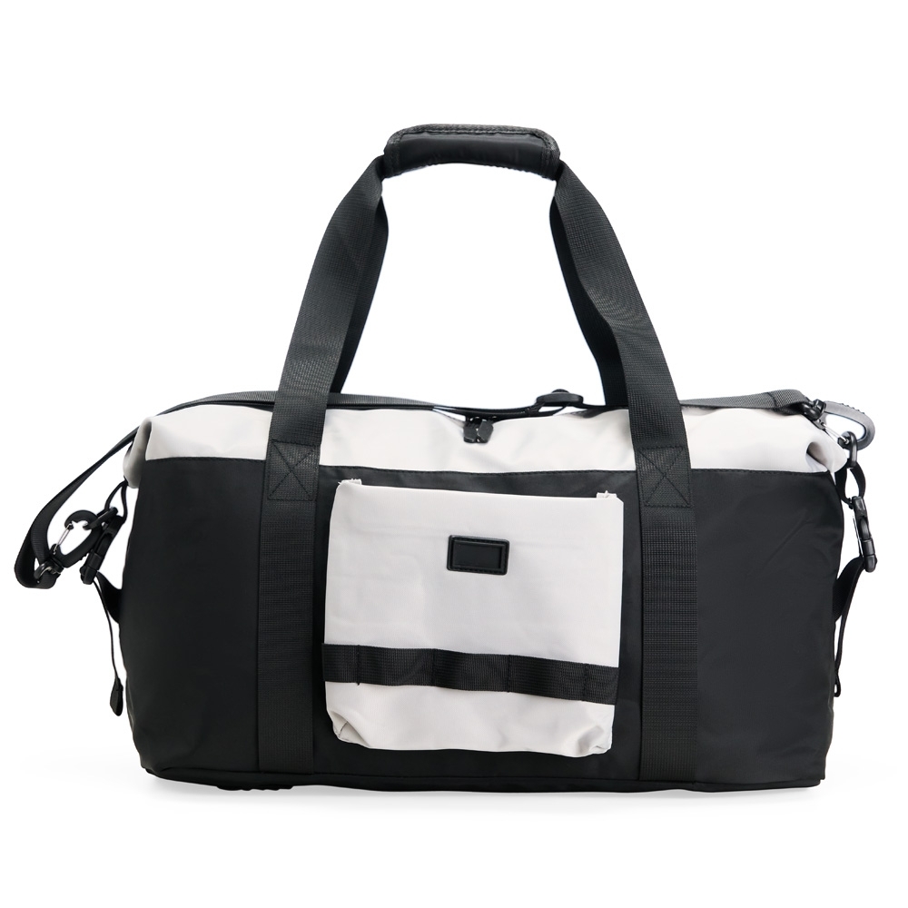 BOLSA ESPORTIVA DE NYLON 26L SPX-08231-PRE/CIN NA COR BRANCO