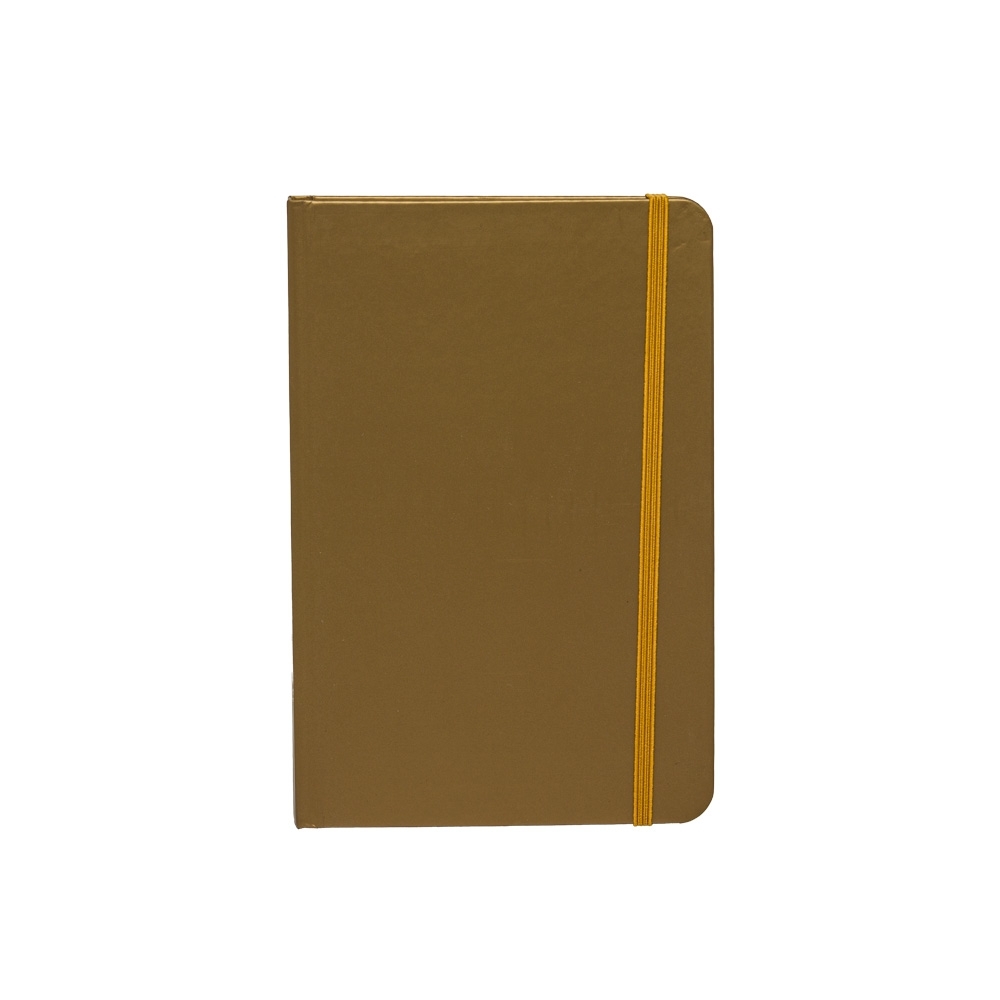 CADERNETA CAPA DURA SPX-15144-DOU NA COR DOURADO