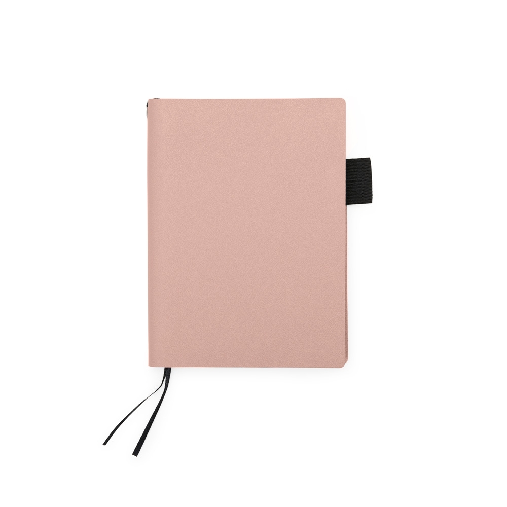 CADERNO EM COURO SINTÉTICO SPX-18899-RSC NA COR ROSA