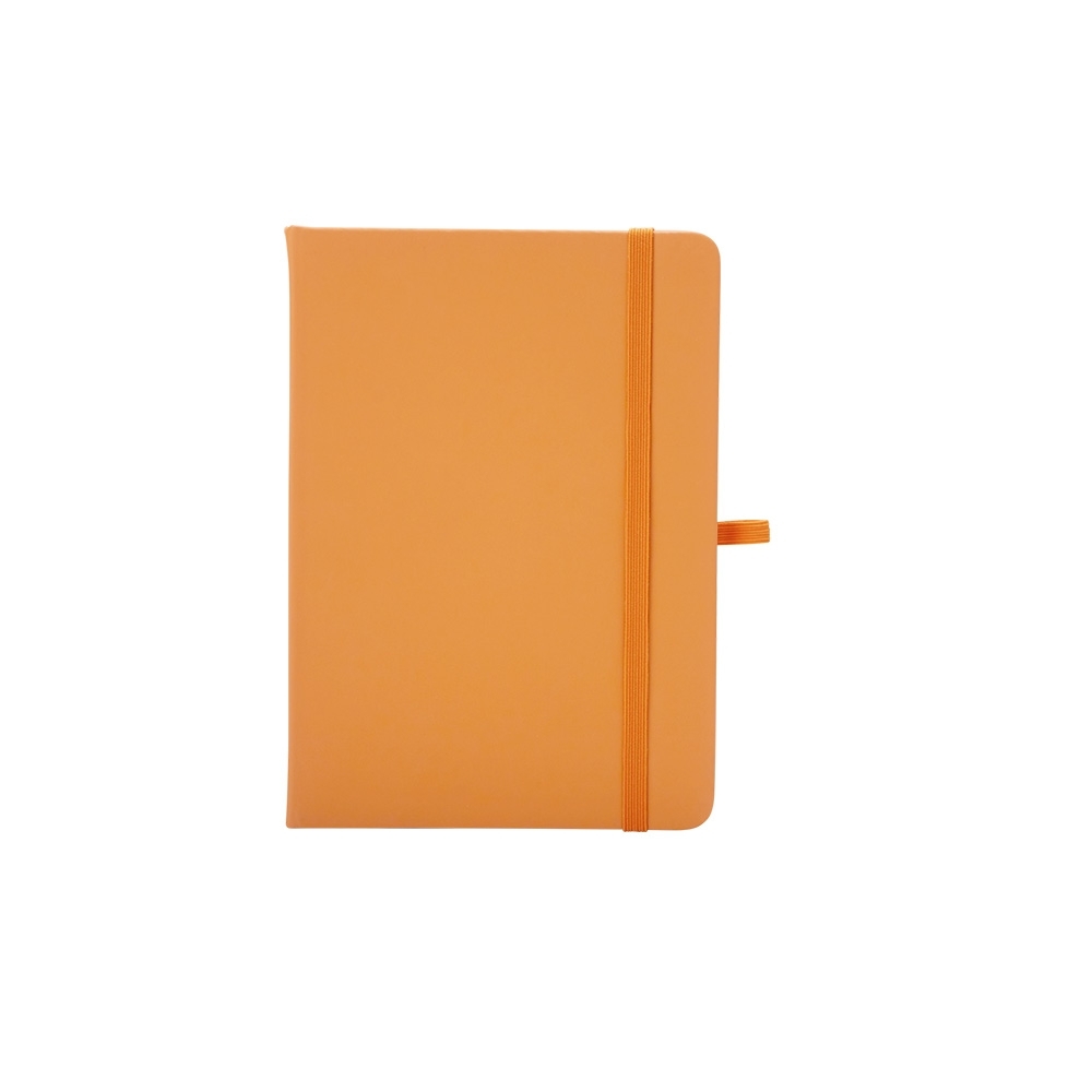 CADERNETA EMBORRACHADA SPX-05067-LAR NA COR LARANJA