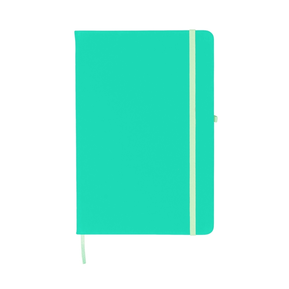 CADERNETA EMBORRACHADA COM PORTA CANETA SPX-14092N-VDA NA COR VERDE