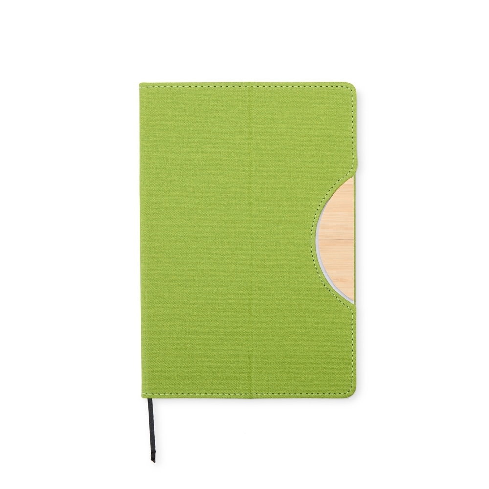 CADERNETA COM SUPORTE DE CELULAR SPX-06101-VD NA COR VERDE