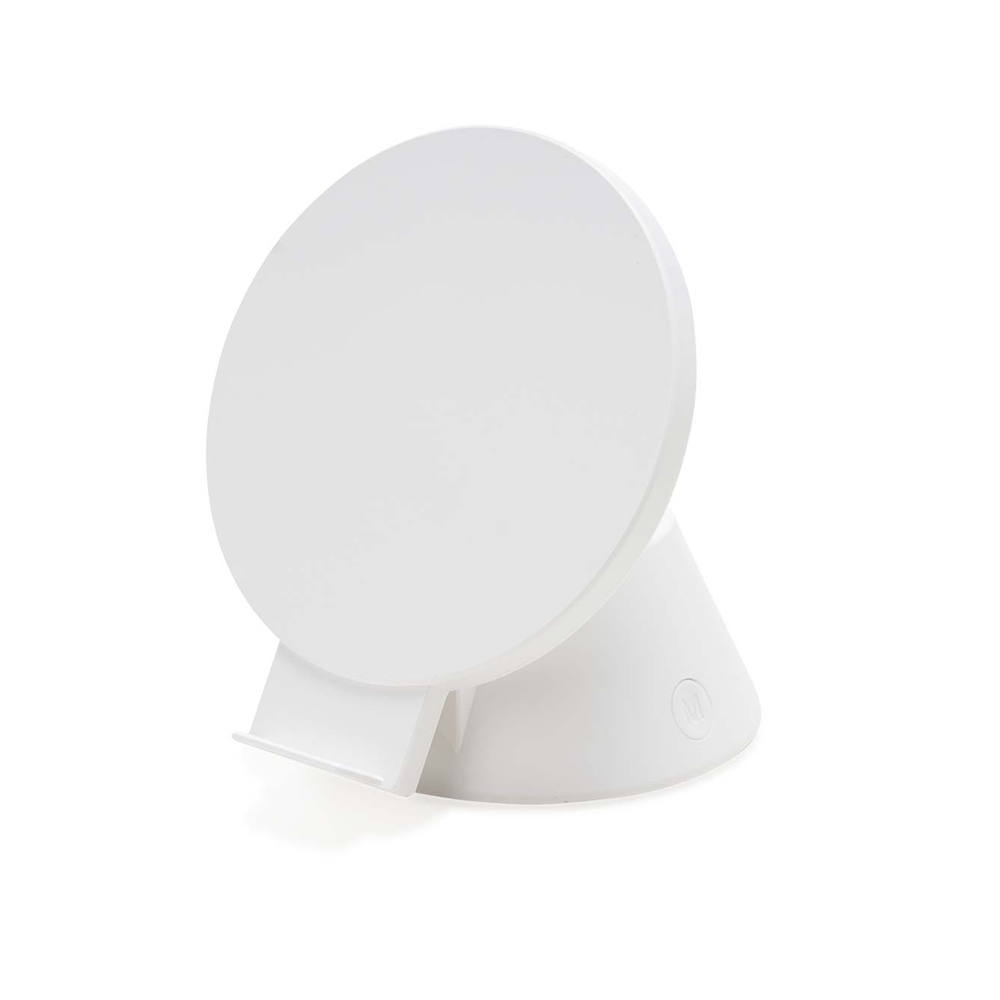 CAIXINHA DE SOM C/ CARREGADOR POR INDUÇÃO SPX-04359-BCO NA COR BRANCO