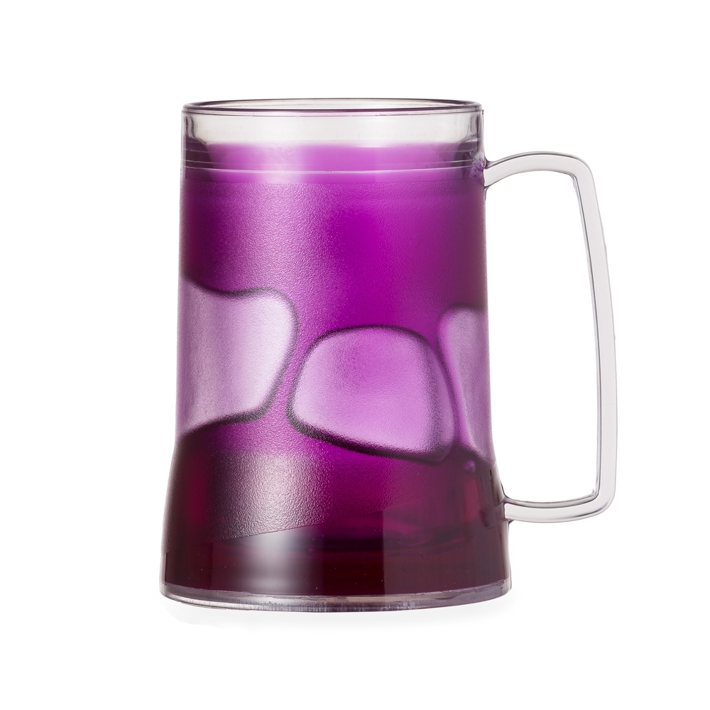 CANECA ACRÍLICA C/ GEL SPX-12508-ROX NA COR ROXO