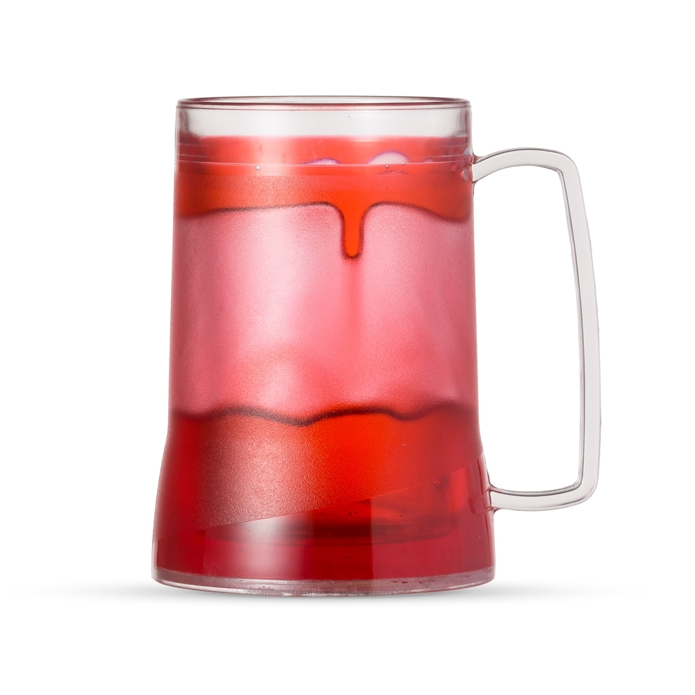 CANECA ACRÍLICA C/ GEL  SPX-12508-VM NA COR VERMELHO