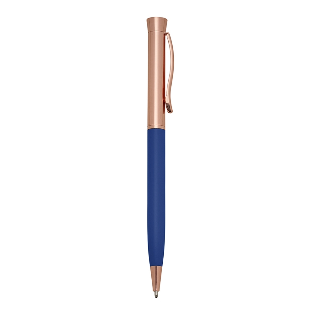 CANETA METAL  SPX-A1813A-AZE/COB NA COR AZUL
