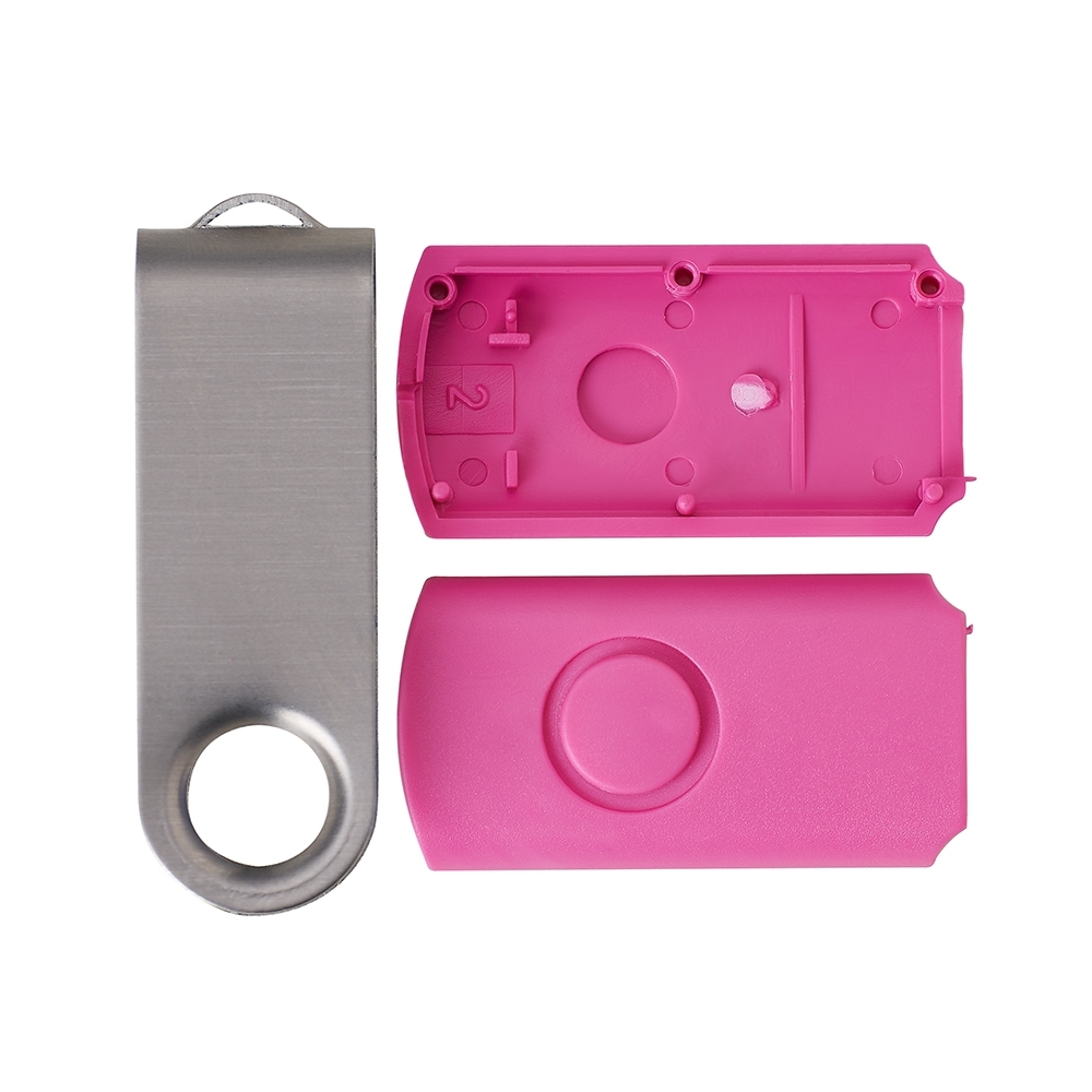 CARCAÇA P/ MEMORIA GIRATORIO ESCOVADA SPX-13960ES-ROS NA COR ROSA