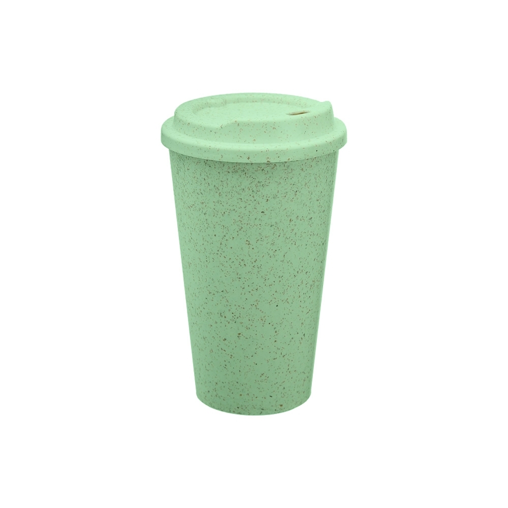 COPO FIBRA DE ARROZ 550ML SPX-14874-VD NA COR VERDE