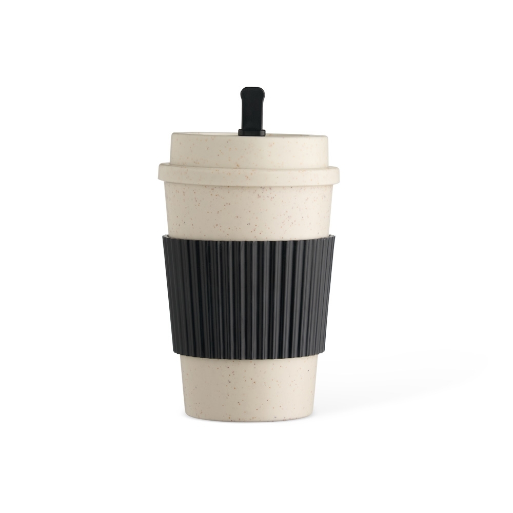 COPO FIBRA DE TRIGO 450ML SPX-03699-PRE NA COR BEGE