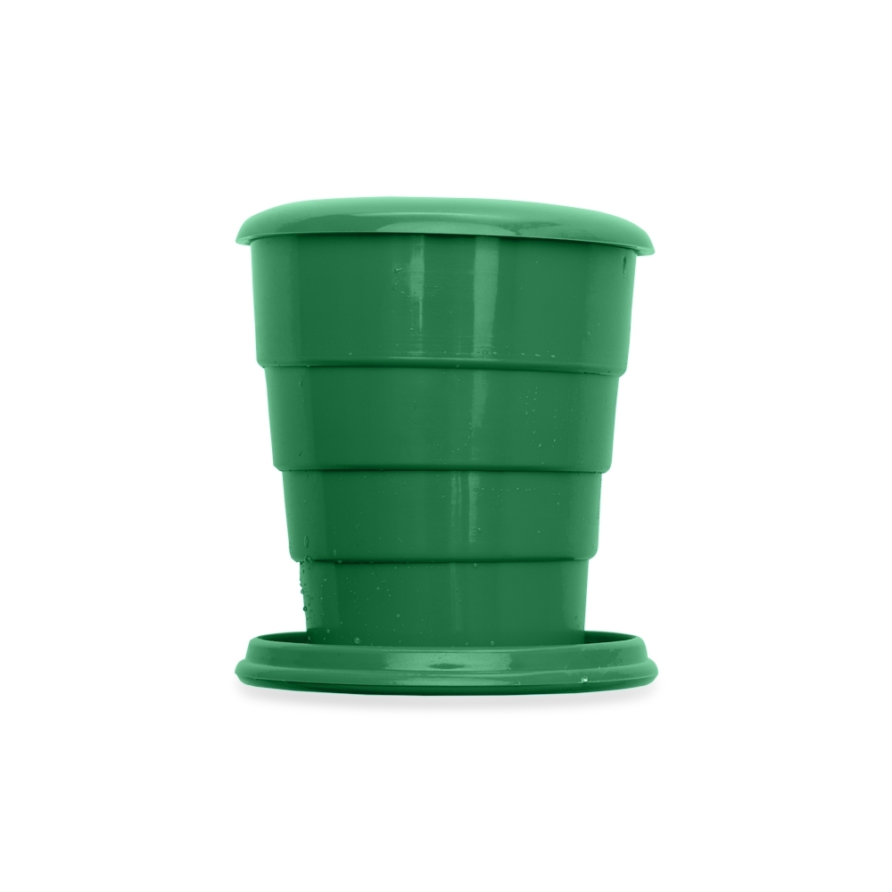 COPO RETRÁTIL 130 ML SPX-13656-VD NA COR VERDE