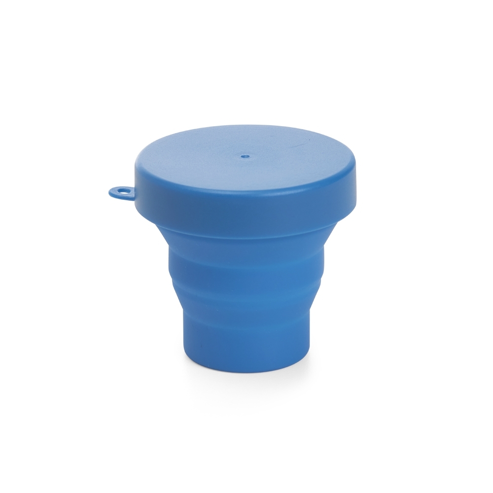 COPO RETRÁTIL DE SILICONE 150ML SPX-18636-AZC NA COR AZUL