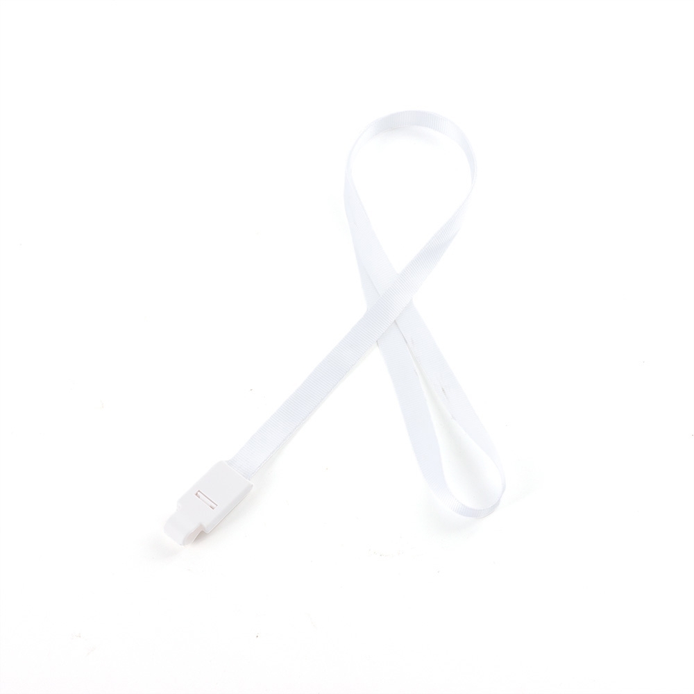 CORDÃO PARA CRACHÁ POLIÉSTER SPX-06026-BCO NA COR BRANCO