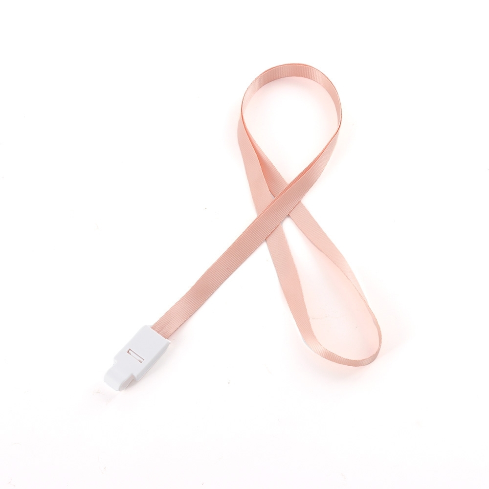CORDÃO PARA CRACHÁ POLIÉSTER SPX-06026-ROS NA COR ROSA