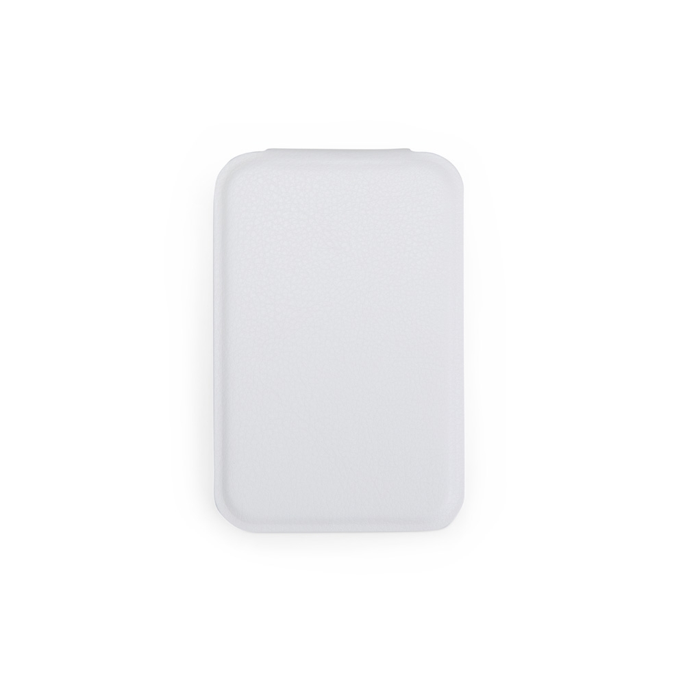 ESPELHO COURO SINTÉTICO RETANGULAR DE BOLSO SPX-18920-BCO NA COR BRANCO