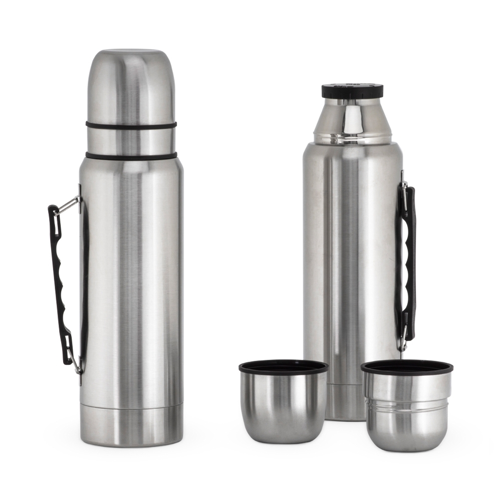 GARRAFA TÉRMICA 1 L C/ 2 CANECAS SPX-18910-INO NA COR INOX