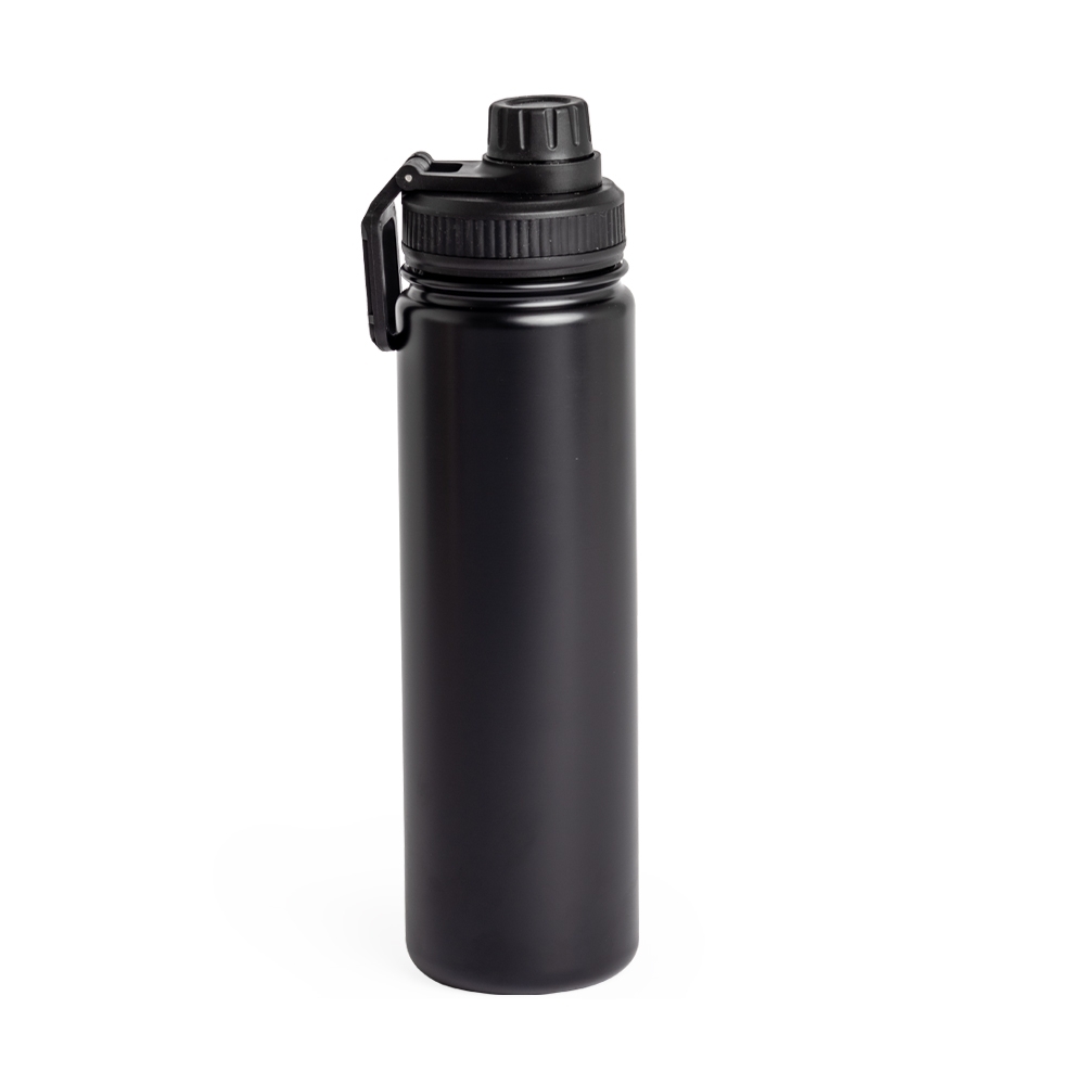GARRAFA TÉRMICA 650ML SPX-P@10870-PRE NA COR PRETO