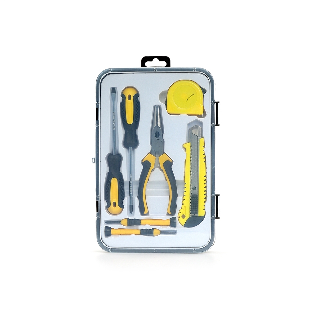 KIT FERRAMENTA 7 PEÇAS SPX-02050-PRE NA COR PRETO