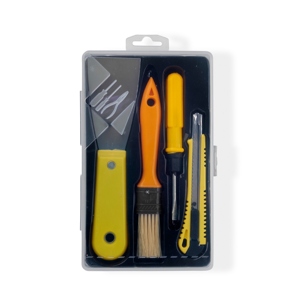 KIT FERRAMENTAS 4 PEÇAS SPX-06080-AMA NA COR AMARELO
