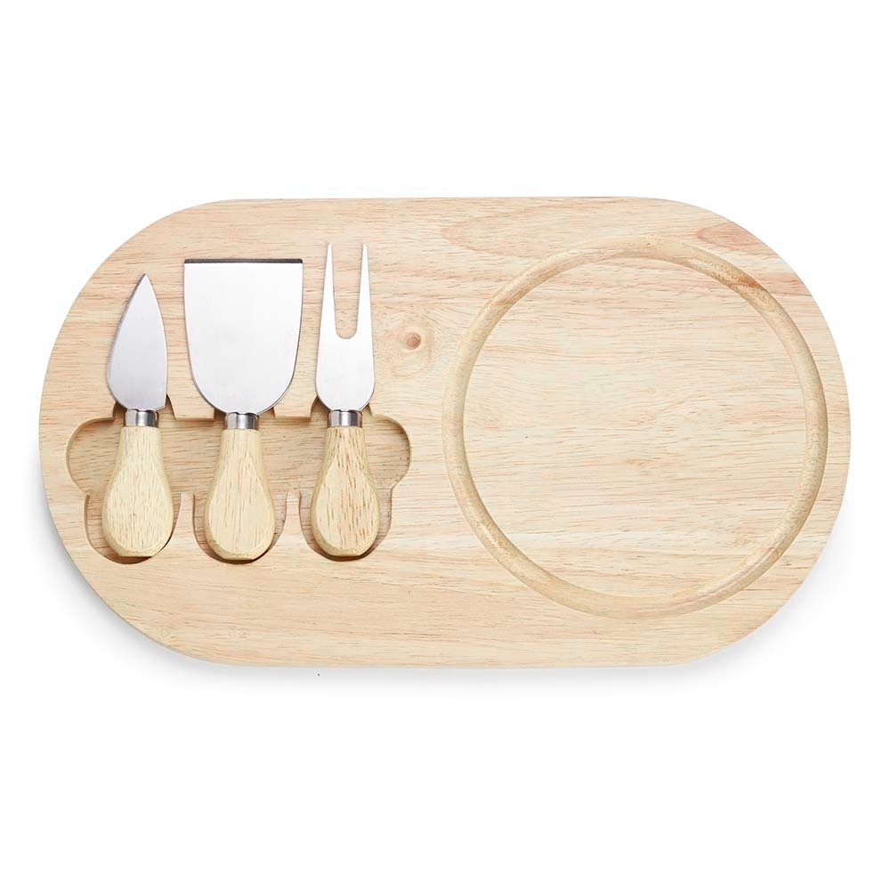 KIT QUEIJO 4 PEÇAS  SPX-03222B-BMB NA COR BAMBU