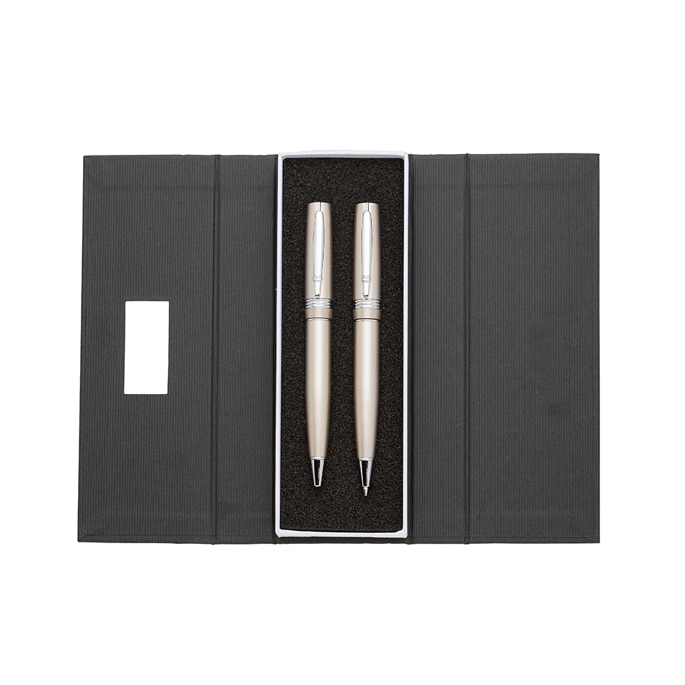 CONJUNTO CANETA E LAPISEIRA SPX-182PAR-CHA NA COR COBRE