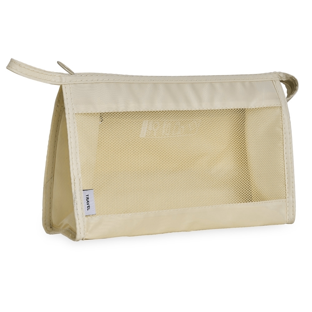 NÉCESSAIRE ORGANIZADORA DE POLIÉSTER SPX-18686-BEG NA COR BEGE