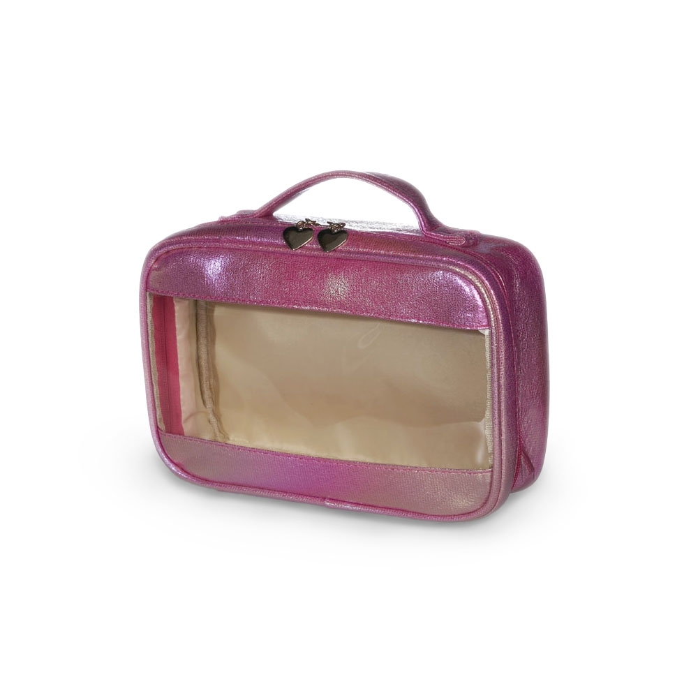 NECESSAIRE HOLOGRÁFICA SPX-18651-RSE NA COR ROSA