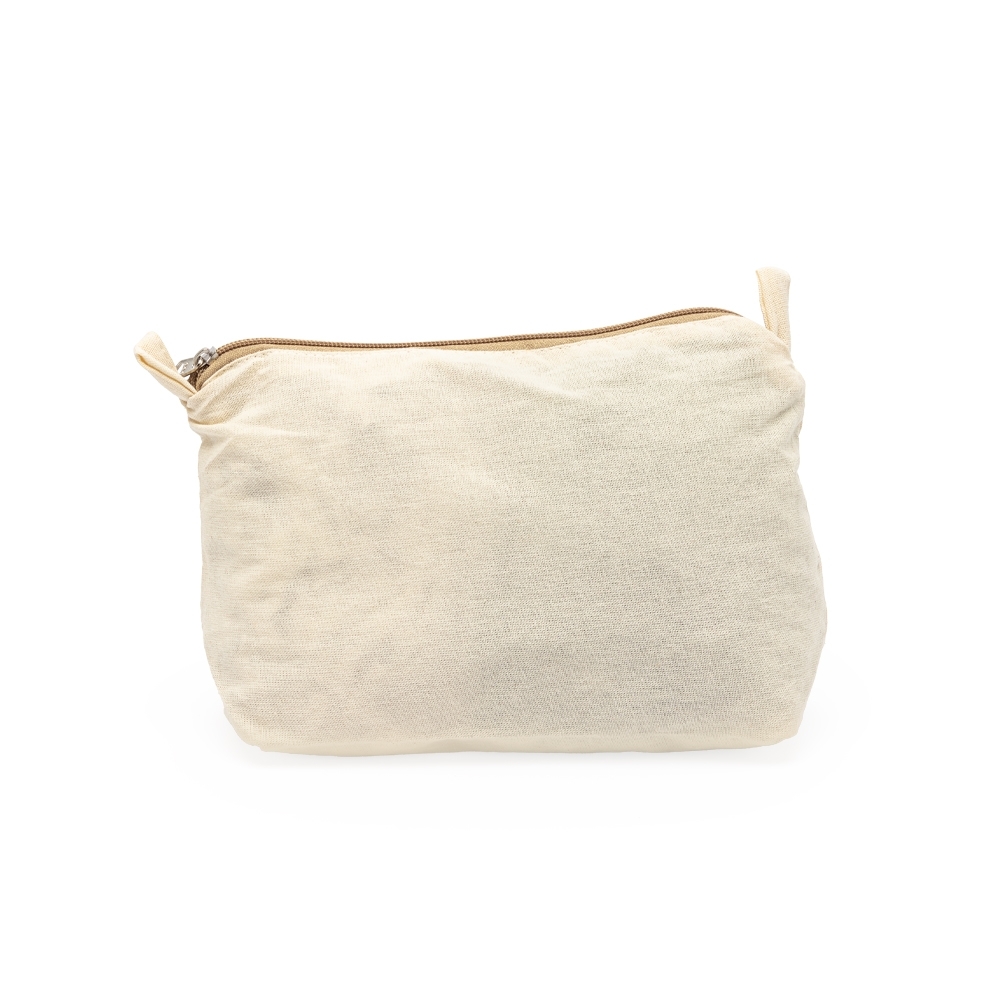 NÉCESSAIRE EM ALGODÃO SPX-15125-BEG/BEG NA COR BEGE