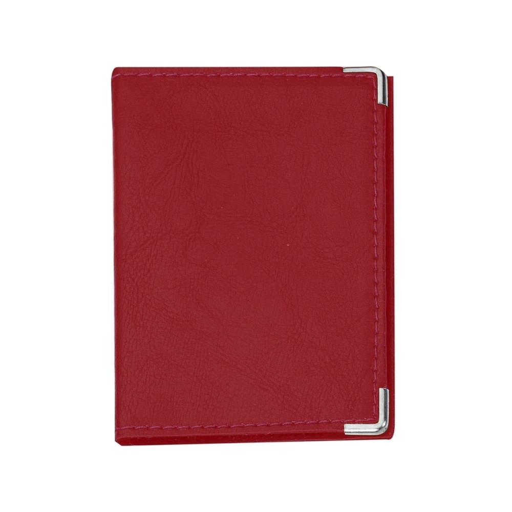 PORTA DOCUMENTO EM COURO SINTÉTICO SPX-12385CP-VM NA COR VERMELHO