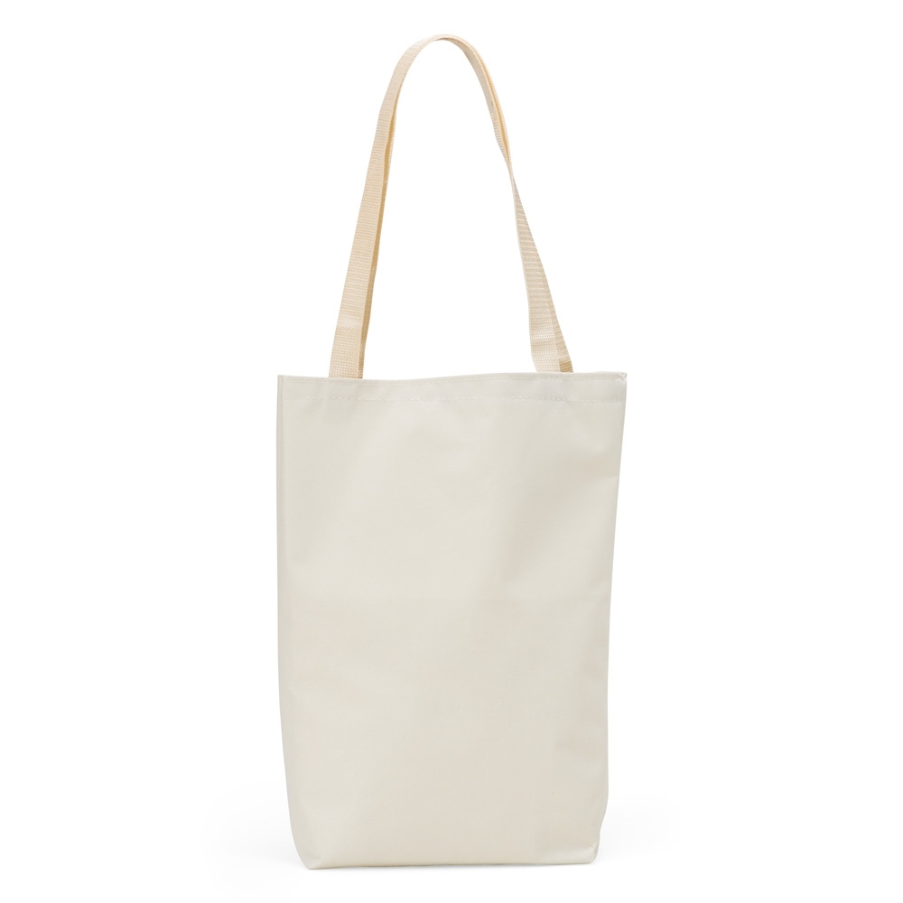 SACOLA NYLON COM ALÇA SPX-14938-BEG NA COR BEGE