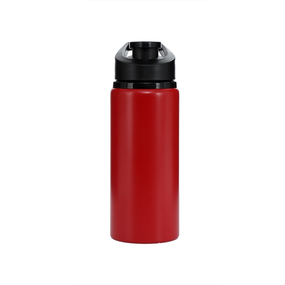 SQUEEZE ALUMINIO FOSCO 650ML SPX-12487D-VM NA COR VERMELHO