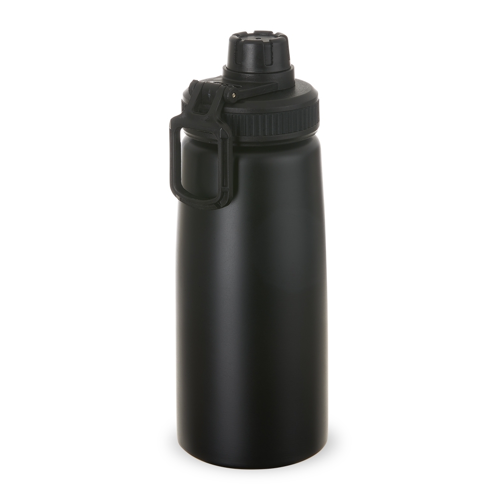 SQUEEZE 750ML INOX C/ ALÇA SPX-18550F-PRE NA COR PRETO