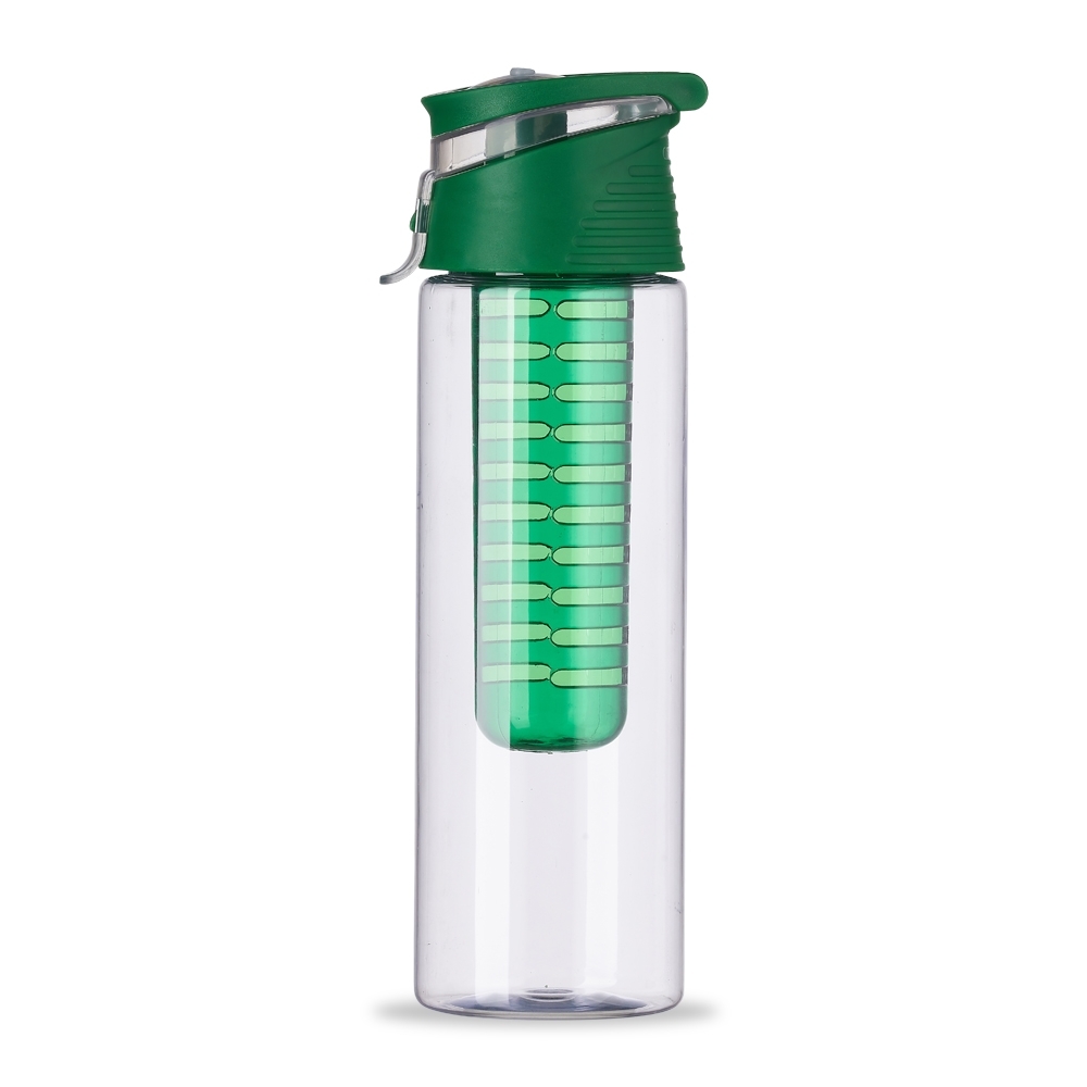 SQUEEZE PLÁSTICO 700ML COM INFUSOR SPX-13764B-VDE NA COR TRANSPARENTE