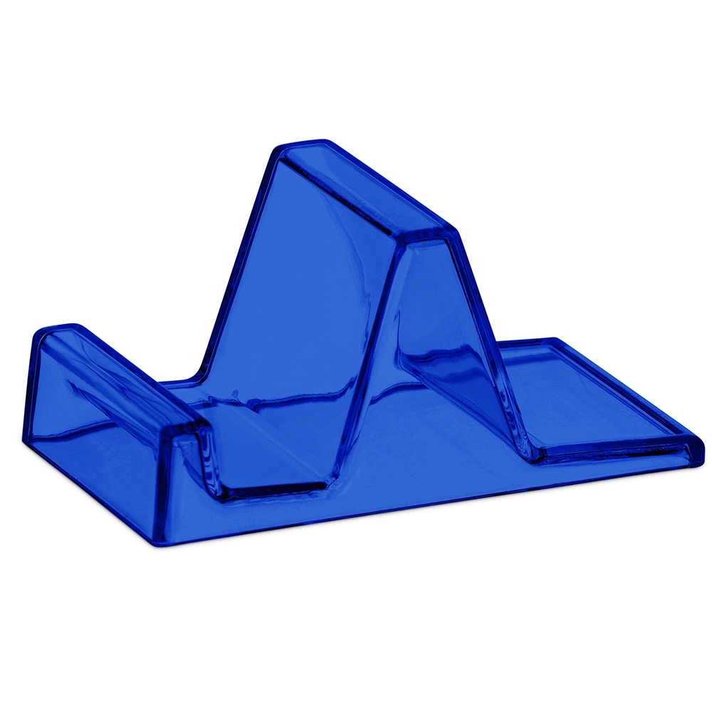 SUPORTE P/ CELULAR EM ACRILICO SPX-01093-AZU/TRA NA COR AZUL