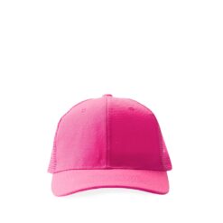 BONÉ POLIÉSTER ABA CURVA COM TELA SPX-18986-RSE NA COR ROSA