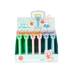 CANETA PLÁSTICA BASQUETE SPX-P@08352-COL NA COR COLORIDO