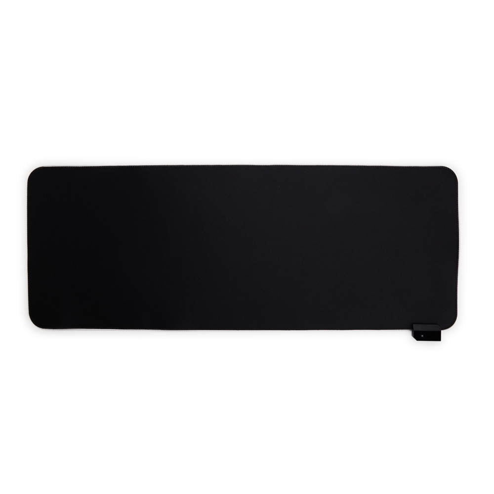 DESK PAD MICROFIBRA COM LED SPX-E@08364-PRE NA COR PRETO