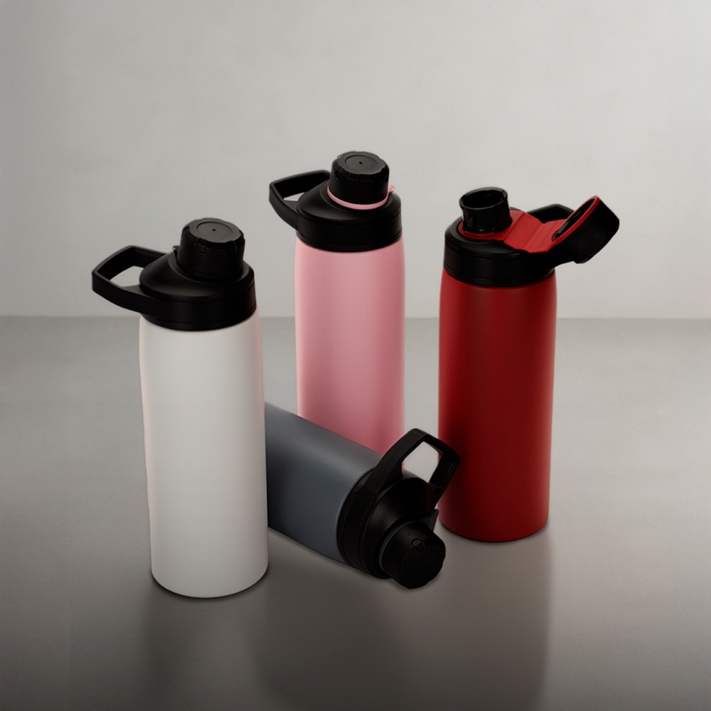 GARRAFA TÉRMICA 600ML SPX-18976-CZE NA COR CINZA