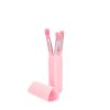 KIT PINCEL 5 PEÇAS SPX-18875-ROS NA COR ROSA