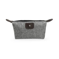 NÉCESSAIRE POLIÉSTER PVC MESCLA SPX-15302-CIN NA COR CINZA