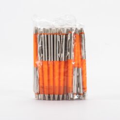 PACOTE C/ 50 PÇS CANETA METAL 4 ESTRELAS SPX-P@03014-PRA/LAR NA COR PRATA